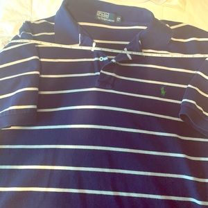 Polo, 2XB, xxl. Blue and white. Perfect condition